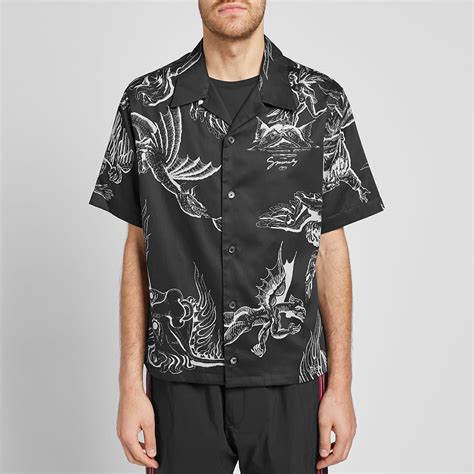 givenchy heren shirt|Givenchy hawaiian shirts.